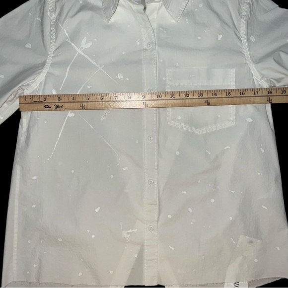 Current Elliott Cross-Back Ivie Shirt Size 0 - Picture 3 of 13